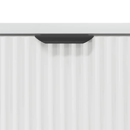 Sängbord Nattduksbord Högglans Vit 63.5 x 36 x 61 cm