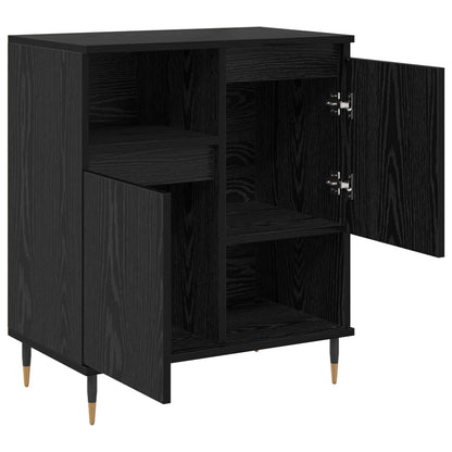 Skåp 2 pcs Svart ek