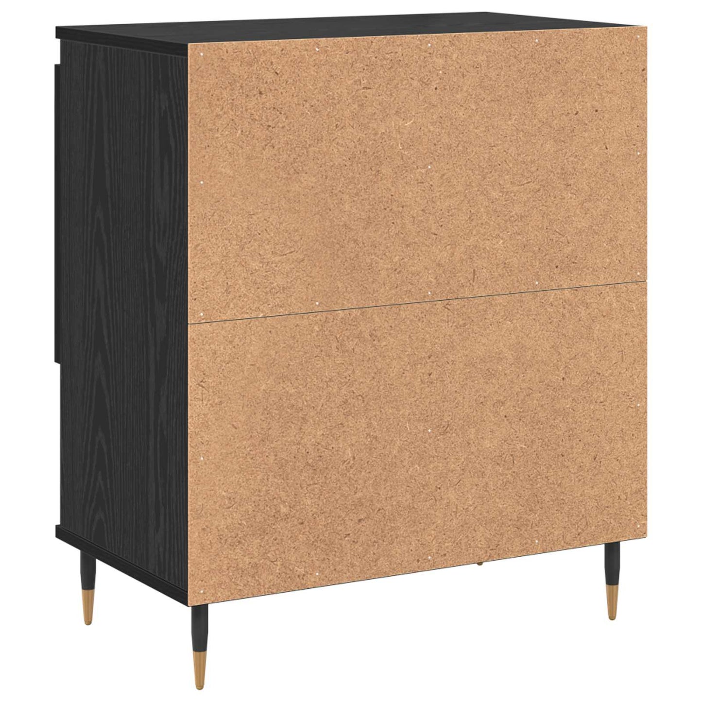 Skåp 2 pcs Svart ek