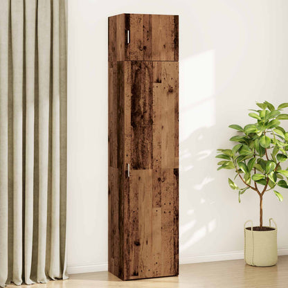 Sideboard 3 pcs Gammalt trä
