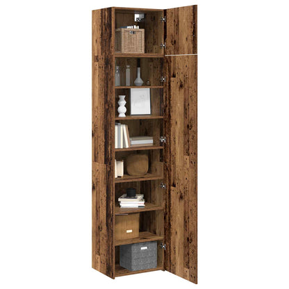 Sideboard 3 pcs Gammalt trä