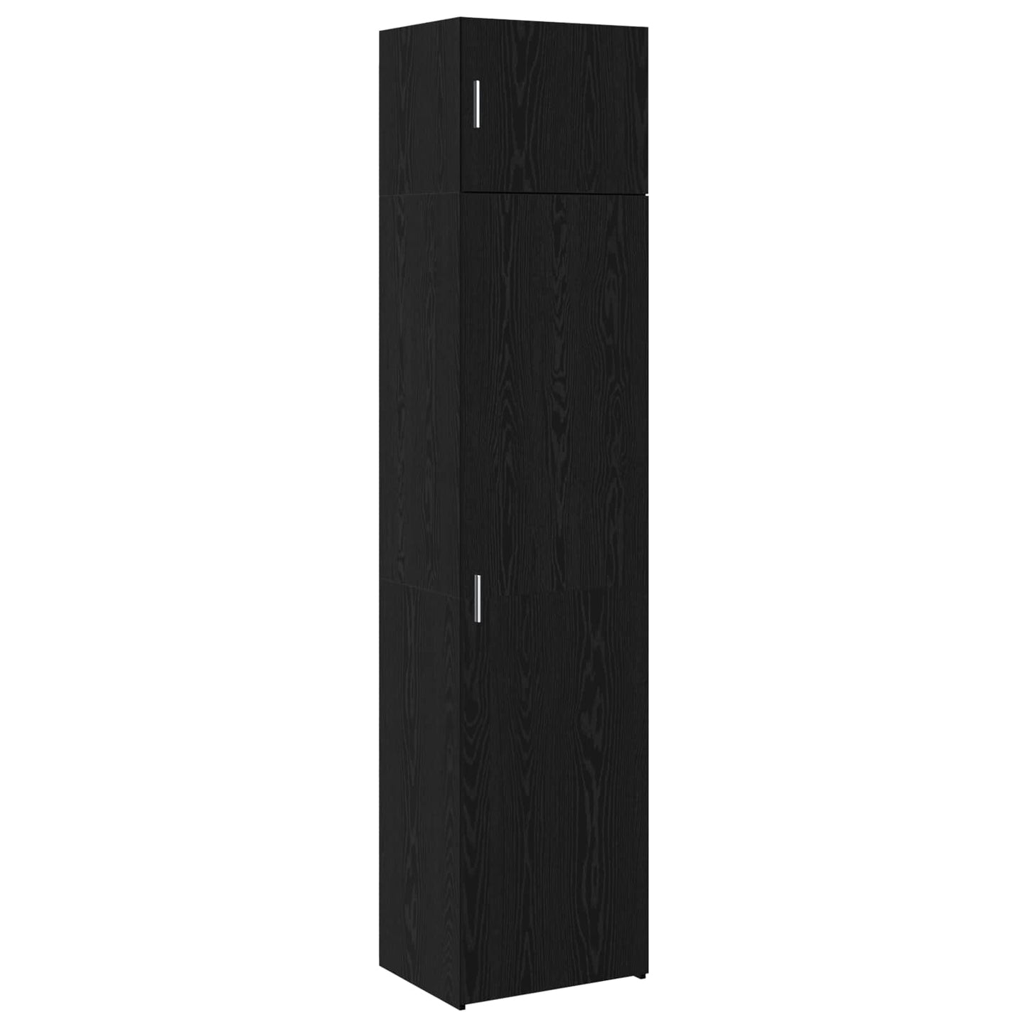 Sideboard 3 pcs Svart Ek