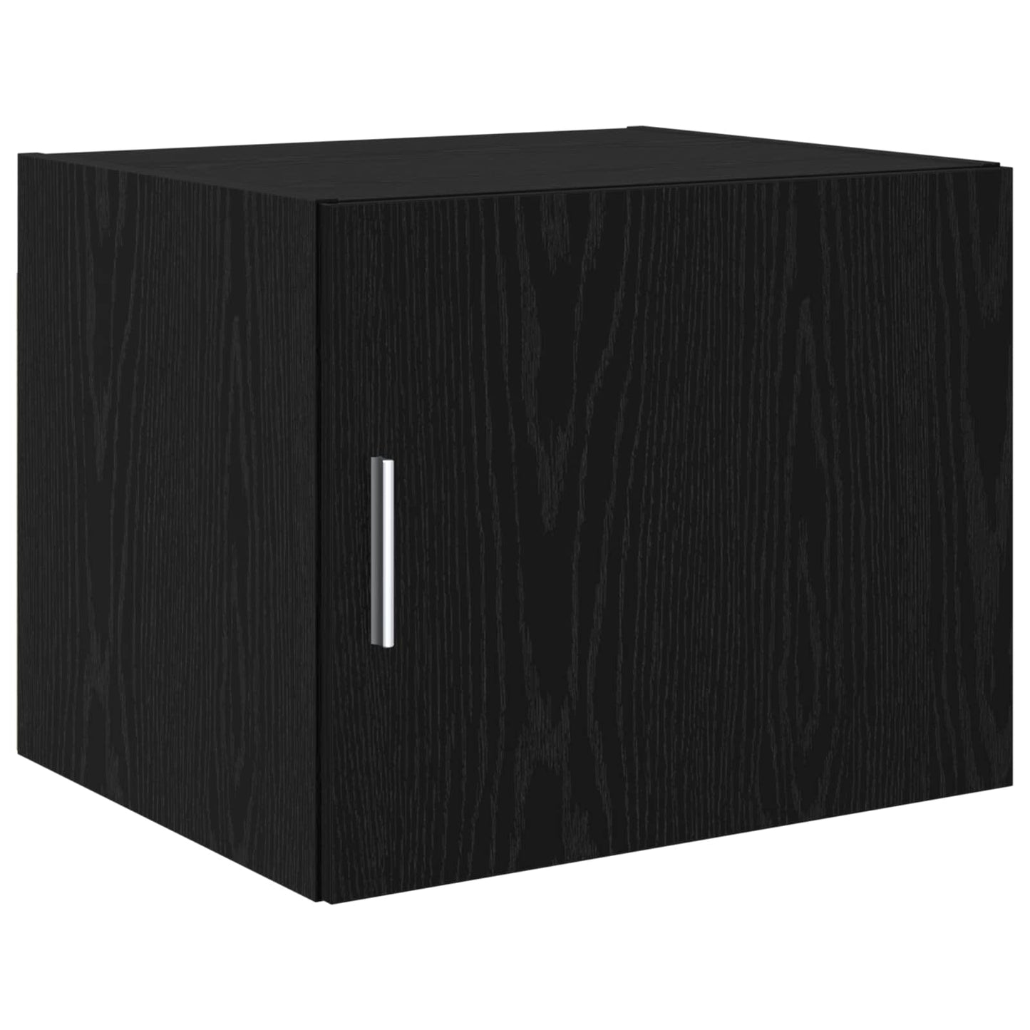Sideboard 3 pcs Svart Ek