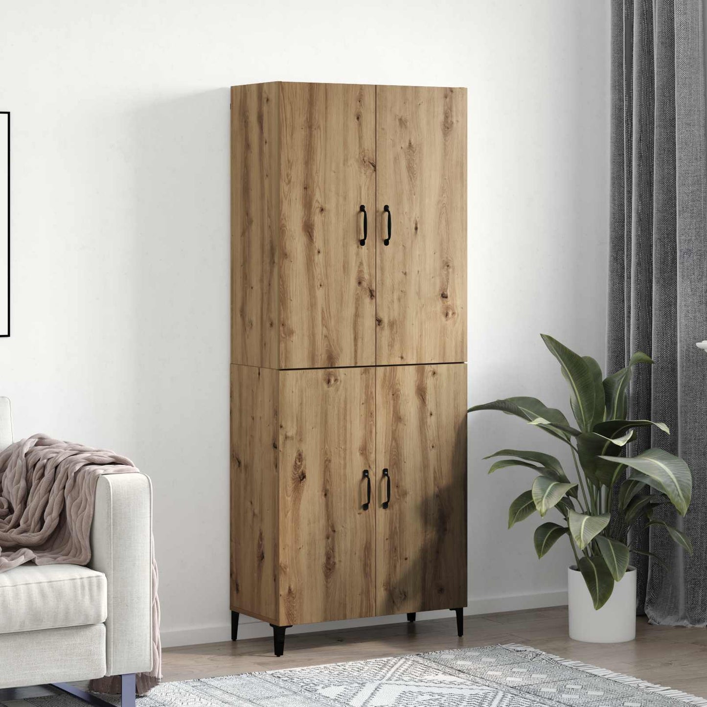 Skåp 2 pcs Artisan Ek Konstruerat trä