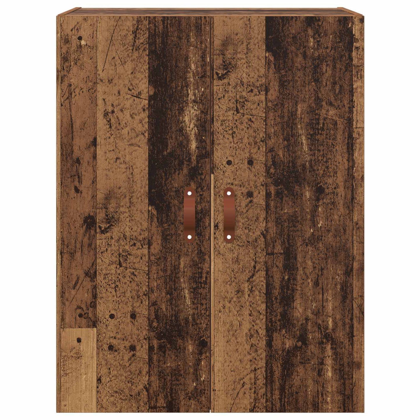 Väggmonterat skåp 2 pcs Gammalt trä 69,5 x 34 x 90 cm