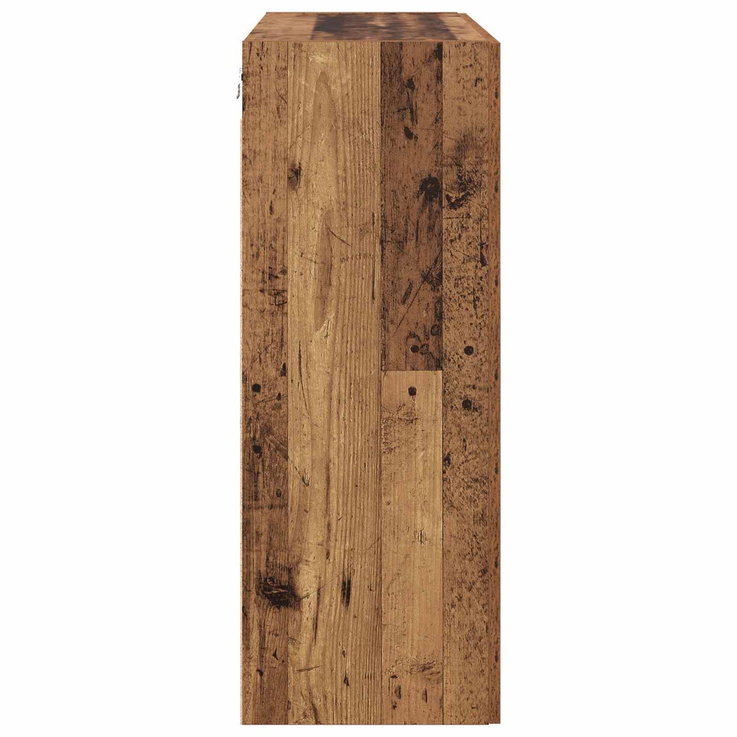 Väggmonterat skåp 2 pcs Gammalt trä 69,5 x 34 x 90 cm