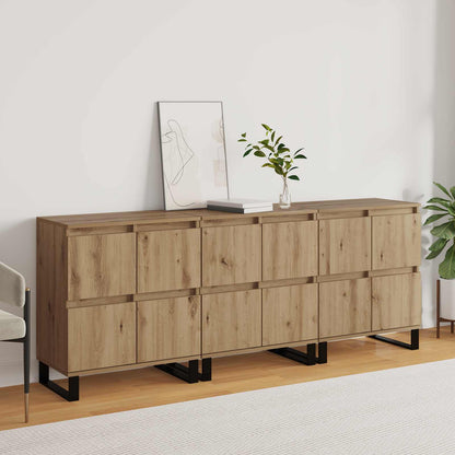 Sideboard 3 pcs Artisan Ek 60 x 35 x 70 cm