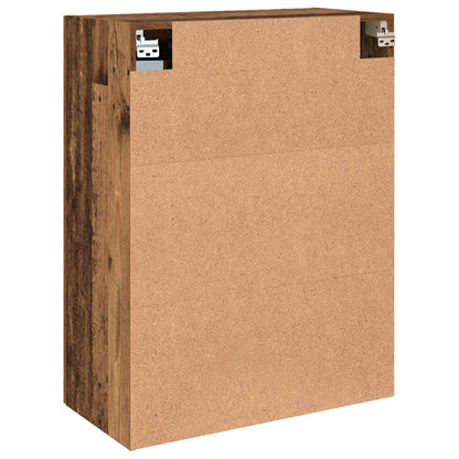 Väggmonterade Skåp 2 pcs Gammalt trä 69,5 x 34 x 90 cm