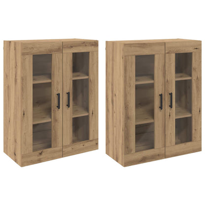 Väggmonterade Skåp 2 pcs artisan ek 69,5 x 34 x 90 cm