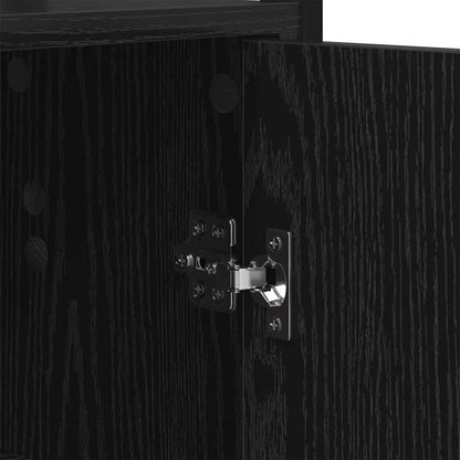 Bokhylla Svart Ek 40 x 24 x 161 cm