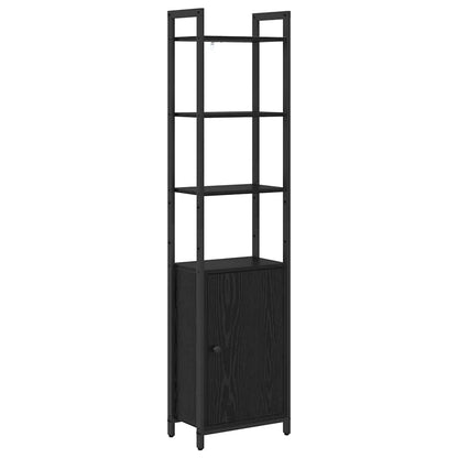 Bokhylla Svart Ek 40 x 24 x 161 cm