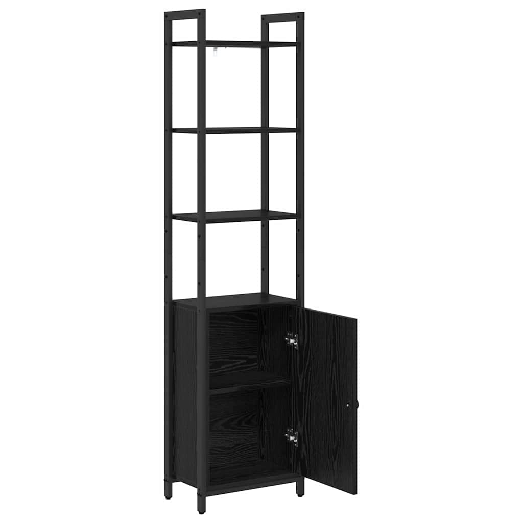 Bokhylla Svart Ek 40 x 24 x 161 cm