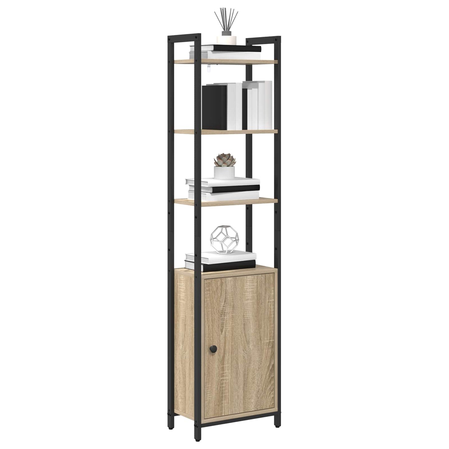 Bokskåp Sonoma-ek 40 x 24 x 161 cm Konstruerat trä