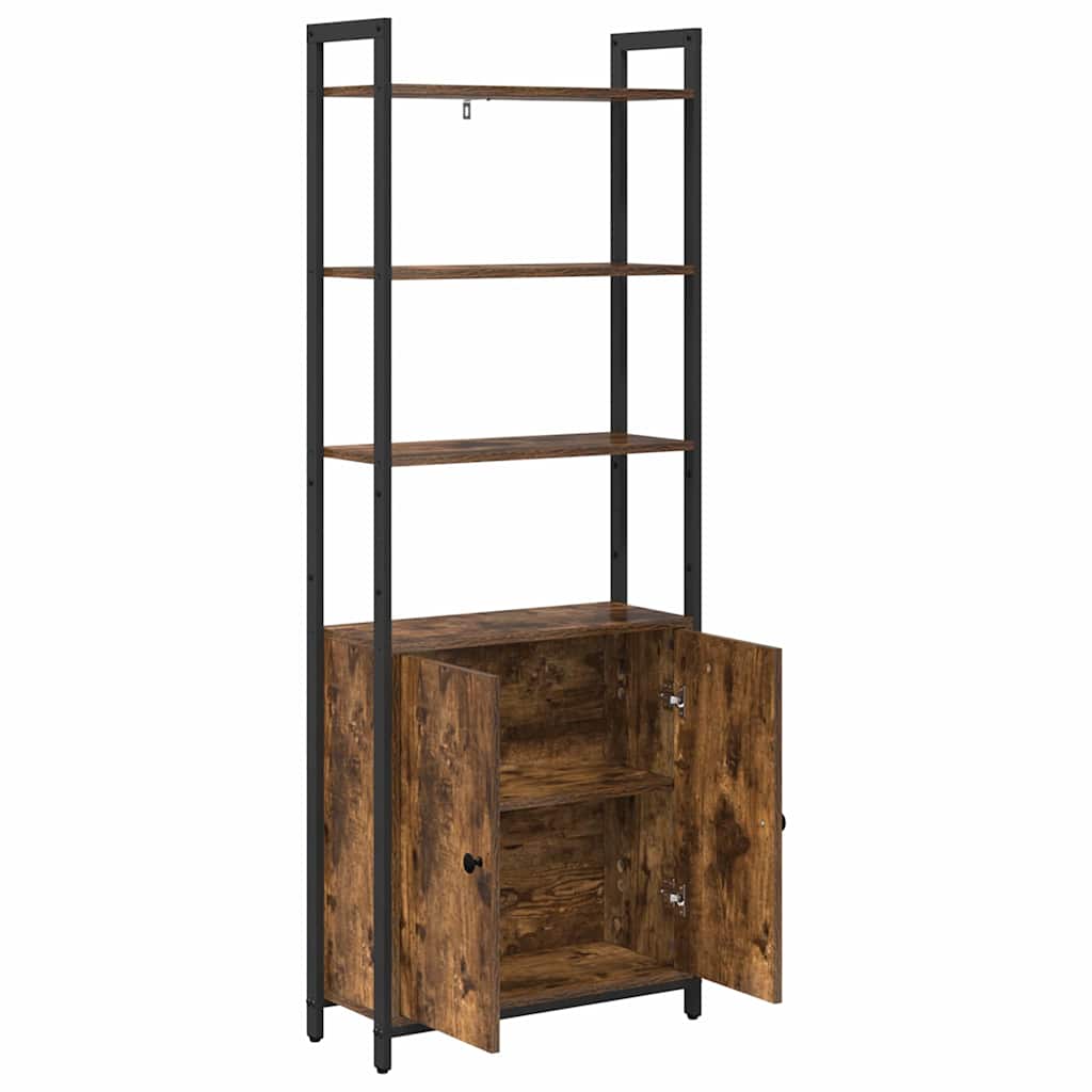 Bokhylla Rökfärgad Ek 60 x 24 x 161 cm
