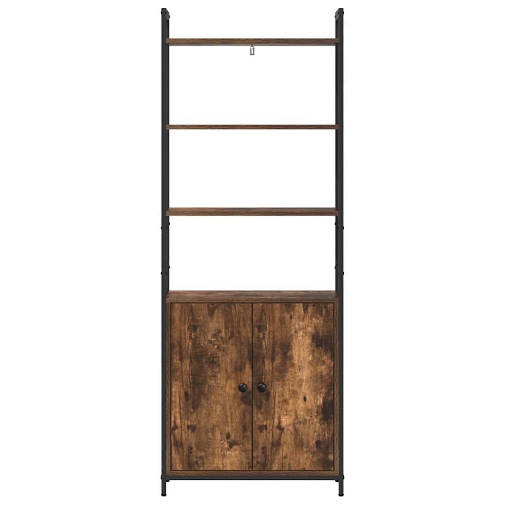 Bokhylla Rökfärgad Ek 60 x 24 x 161 cm