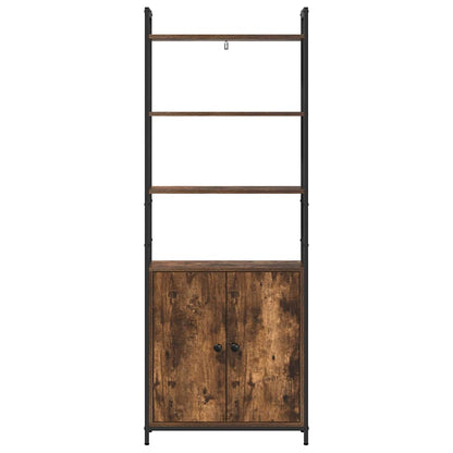 Bokhylla Rökfärgad Ek 60 x 24 x 161 cm
