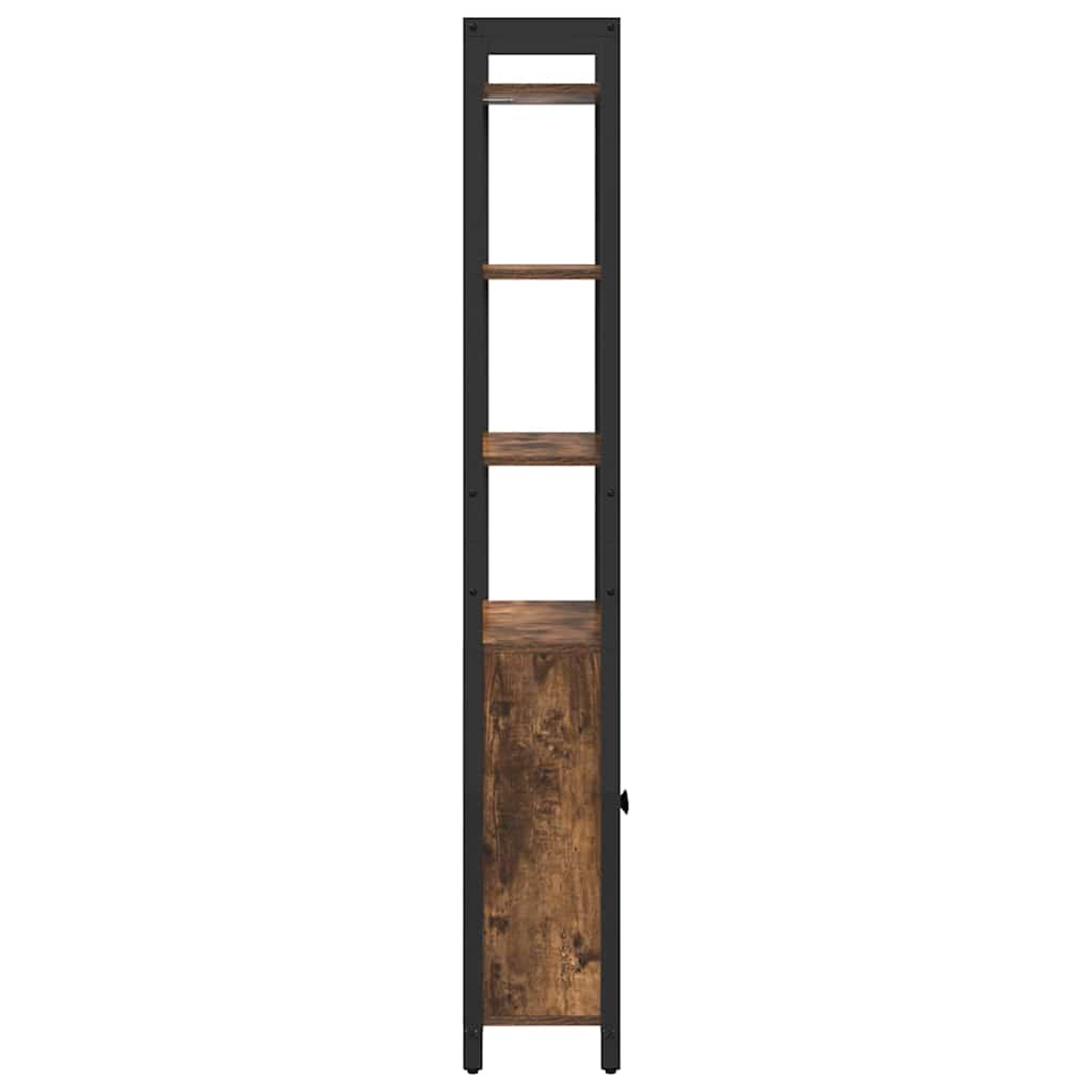 Bokhylla Rökfärgad Ek 60 x 24 x 161 cm