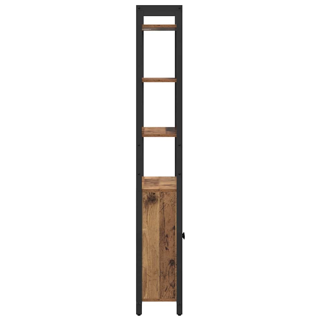 Bokhylla Åldrat Trä 60 x 24 x 161 cm