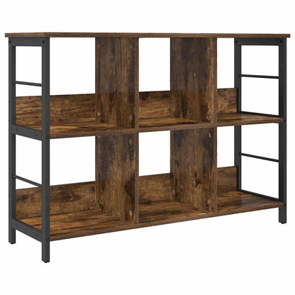 Bokhylla Rökfärgad Ek 102 x 32 x 72,5 cm