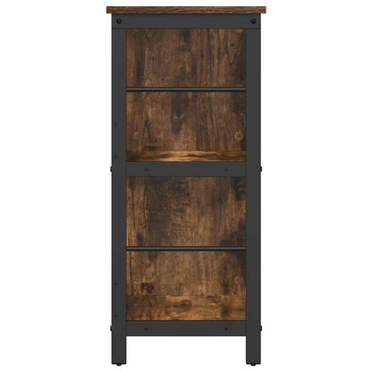 Bokhylla Rökfärgad Ek 102 x 32 x 72,5 cm