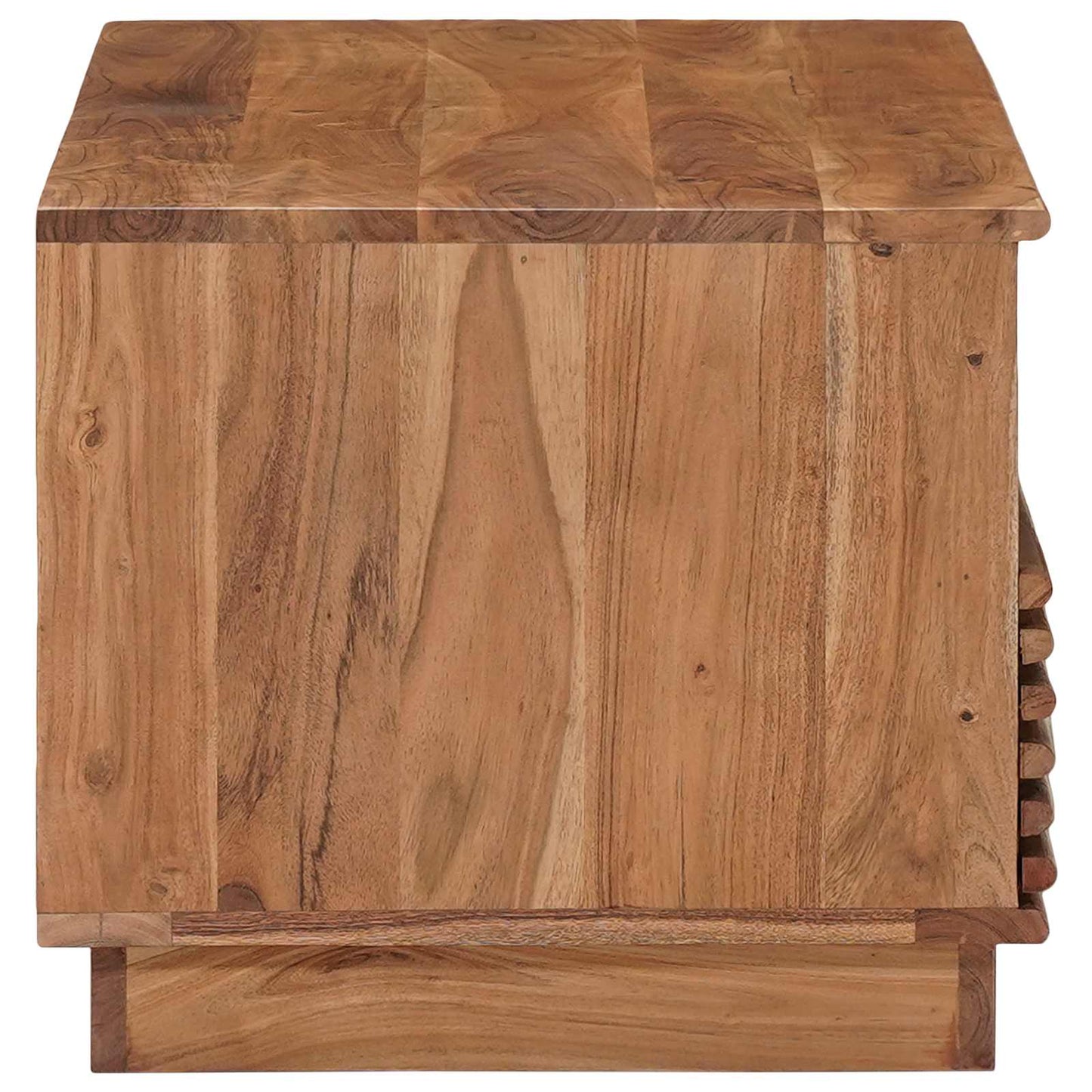 Kaffeebord med låda Naturfärg 85 x 45,5 x 40 cm