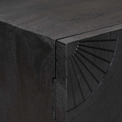 Skåp Svart 105 x 30 x 68 cm