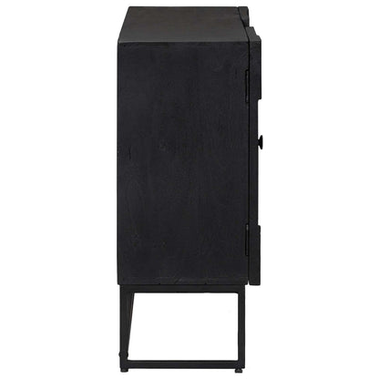 Skåp Svart 105 x 30 x 68 cm