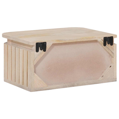 Sängbord Nattduksbord Trä 40 x 30 x 20 cm Massivt mangoträ