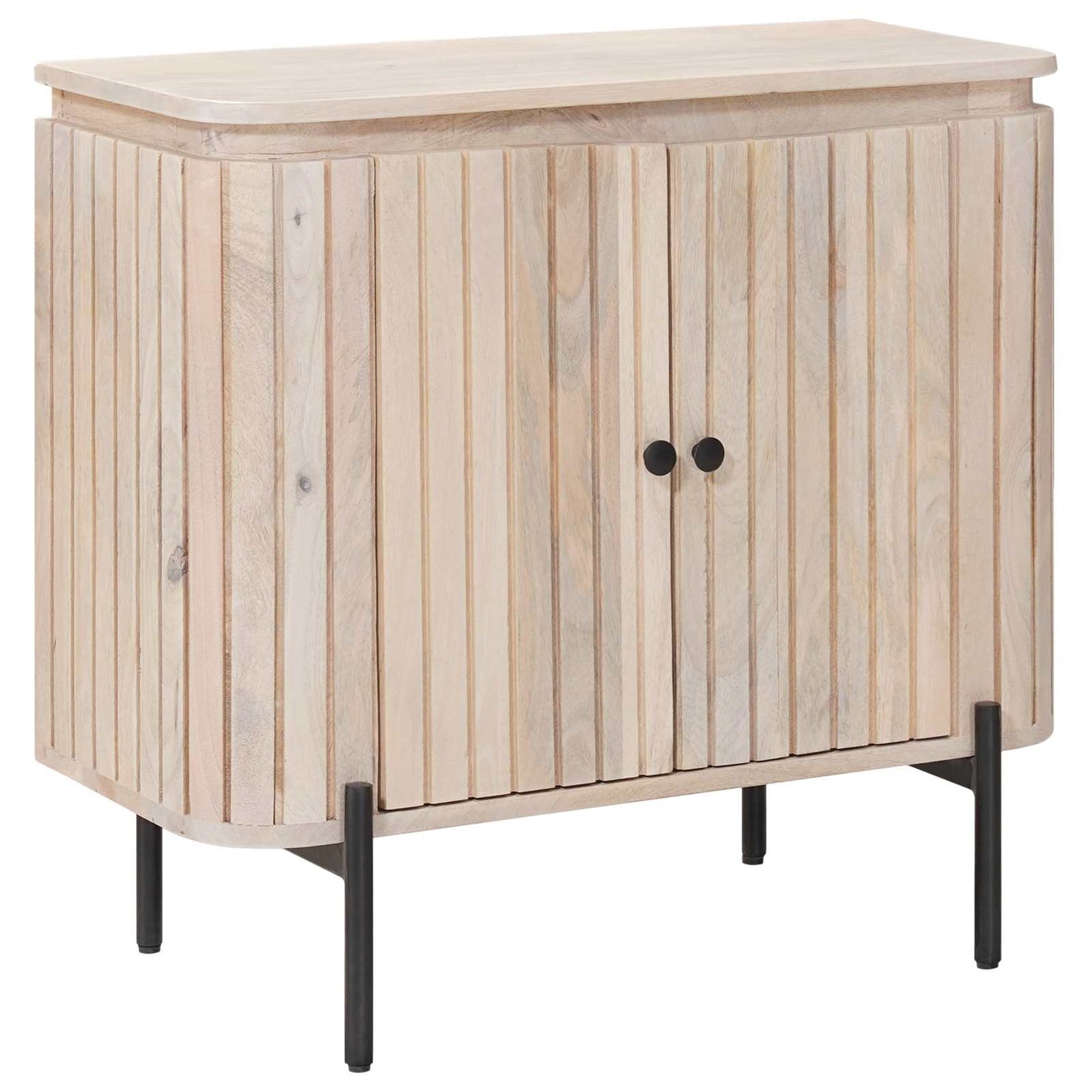 Skåp trä 70 x 30 x 65 cm Massivt mangoträ och konstruerat trä