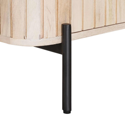 Skåp trä 105 x 30 x 65 cm Massivt mangoträ och konstruerat trä