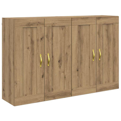Väggmonterat skåp 2 pcs Artisan Ek 69,5 x 34 x 90 cm