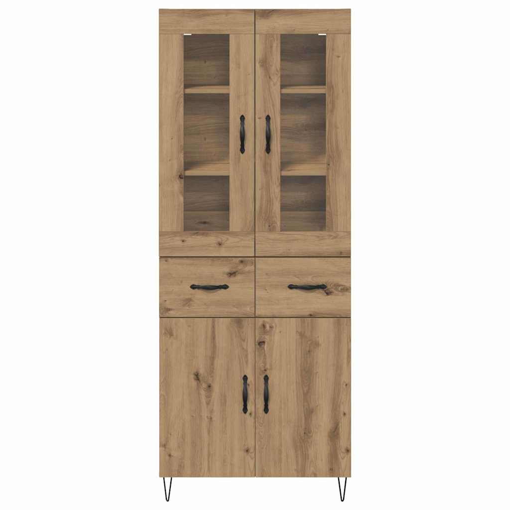 Skåp Artisan Ek med låda 69,5 x 34 x 180 cm
