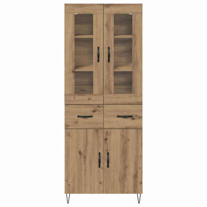 Skåp Artisan Ek med låda 69,5 x 34 x 180 cm