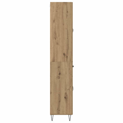 Skåp Artisan Ek med låda 69,5 x 34 x 180 cm