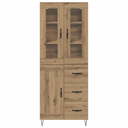 Skåp Artisan Ek med låda 69,5 x 34 x 180 cm