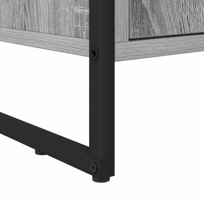 Bokskåp 2 pcs Grå Sonoma 99,5 x 30 x 108 cm Konstruerat trä