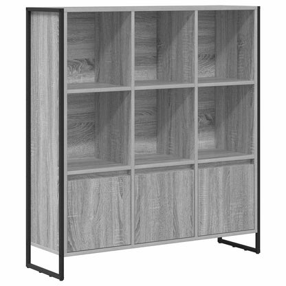 Bokskåp 2 pcs Grå Sonoma 99,5 x 30 x 108 cm Konstruerat trä