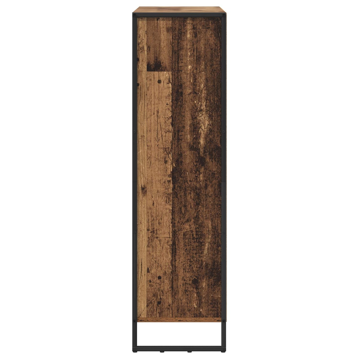 Bokskåp 2 pcs Gammalt trä 99,5 x 30 x 108 cm Konstruerat trä