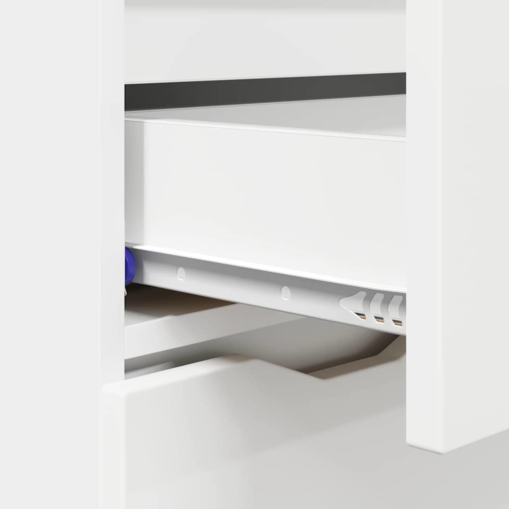Skänk Vit med låda 100 x 30 x 65,6