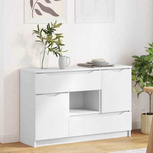 Skänk Vit med låda 100 x 30 x 65,6