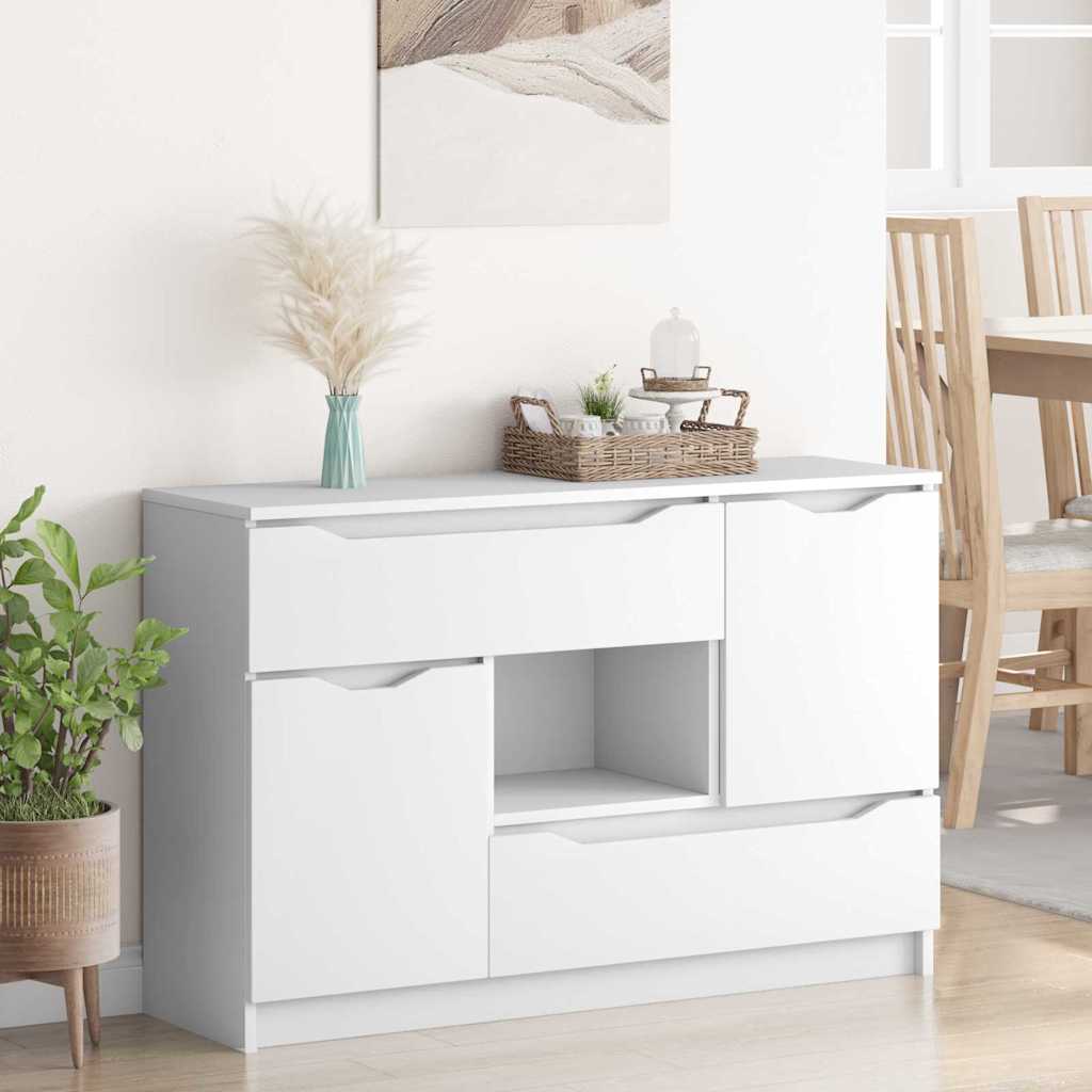 Skänk Vit med låda 100 x 30 x 65,6