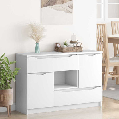 Skänk Vit med låda 100 x 30 x 65,6