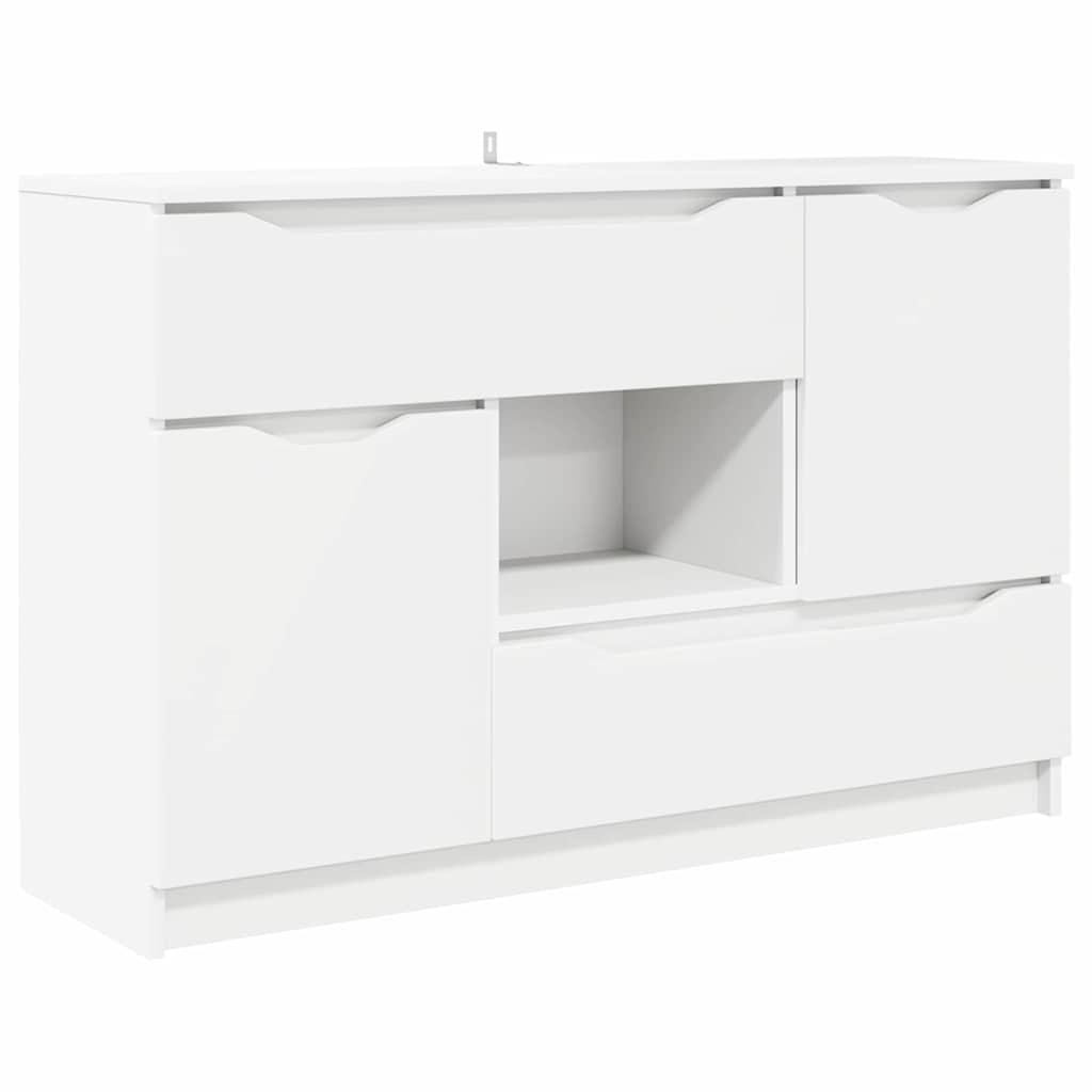Skänk Vit med låda 100 x 30 x 65,6