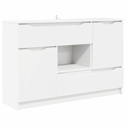 Skänk Vit med låda 100 x 30 x 65,6
