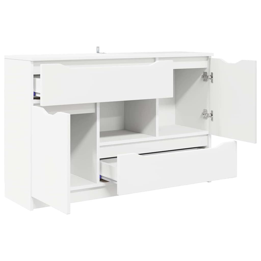 Skänk Vit med låda 100 x 30 x 65,6