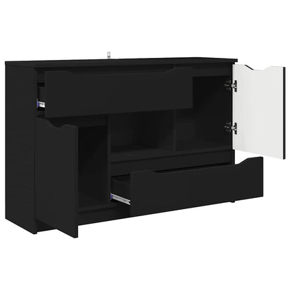 Skänk Svart med låda 100 x 30 x 65,6