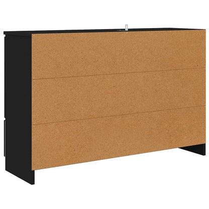 Skänk Svart med låda 100 x 30 x 65,6