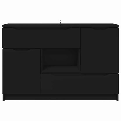 Skänk Svart med låda 100 x 30 x 65,6