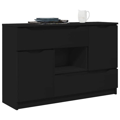Skänk Svart med låda 100 x 30 x 65,6