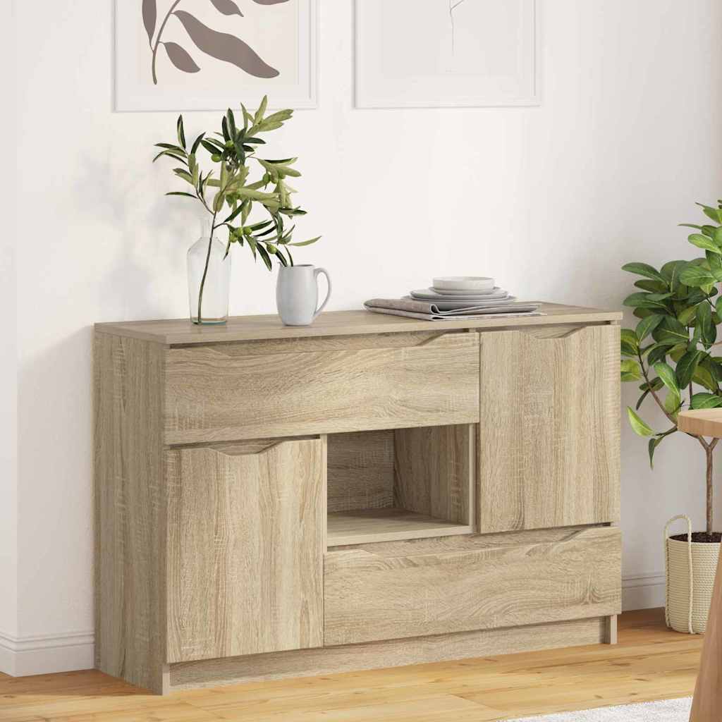 Skänk Sonoma Ek med låda 100 x 30 x 65,6